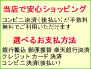 コンビニ決済（後払い）が手数料
無料でご利用いただけます