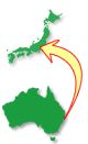 オーストラリア→日本