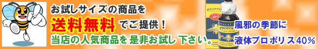 送料無料のお試しサイズ　プロポリススプレー