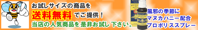 送料無料のお試しサイズ　プロポリススプレー